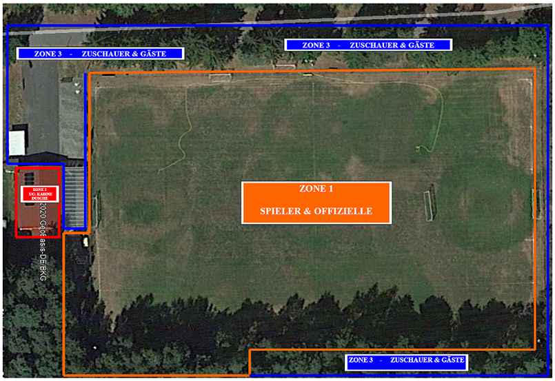 Zoneneinteilung Sportplatz Windlücke